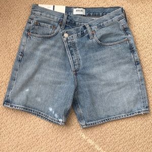 Agolde criss cross shorts size 26 NWT